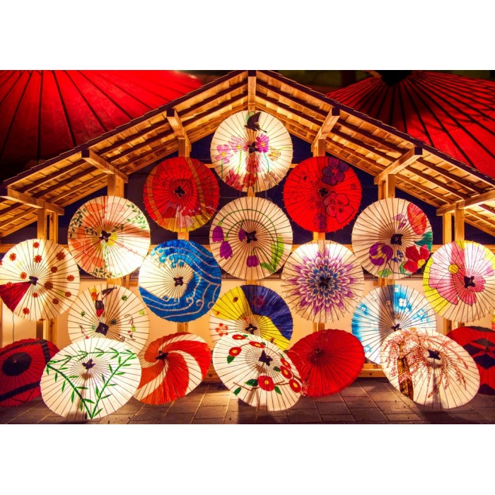 Puzzle Japanese Umbrellas