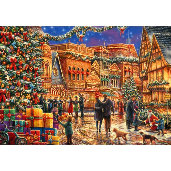 Puzzle Christmas at the Town Square