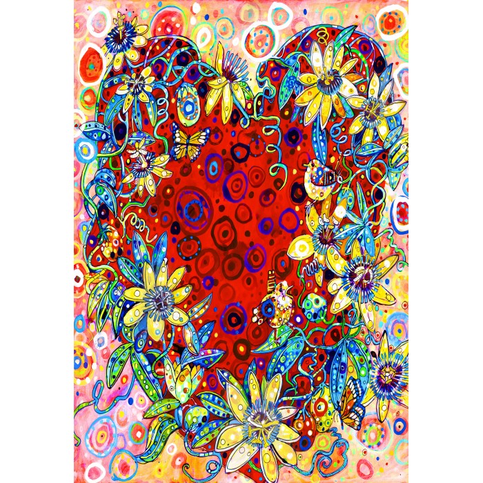 Puzzle Passion Flower