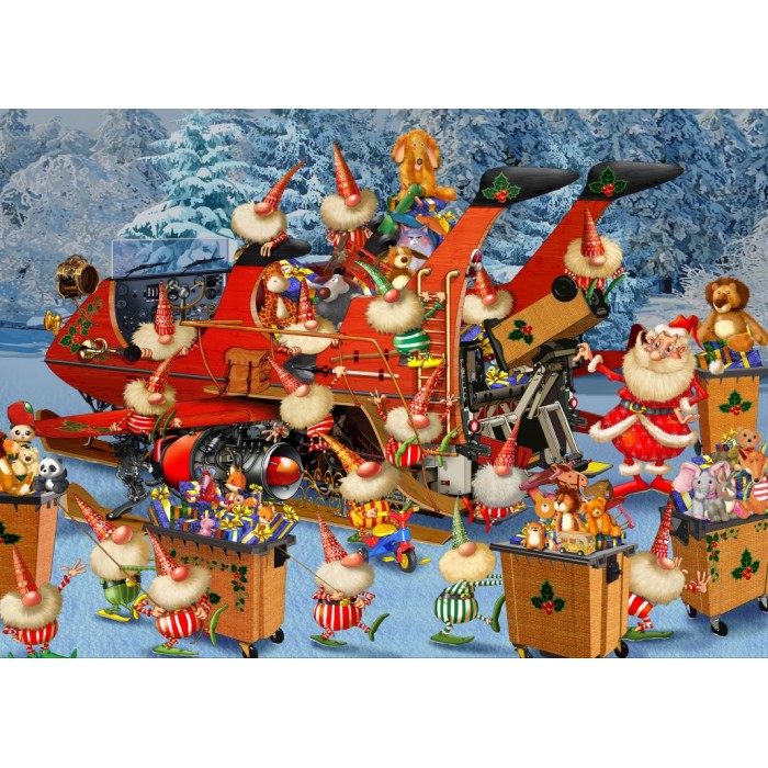 Puzzle Ready for Christmas Delivery Season