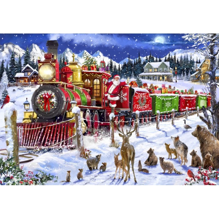 Puzzle Santa Express Usa