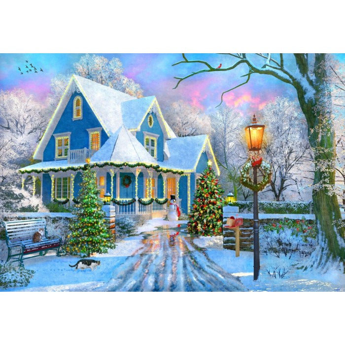Puzzle Christmas at Home
