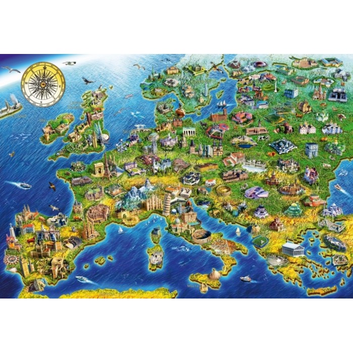 Puzzle European Landmarks