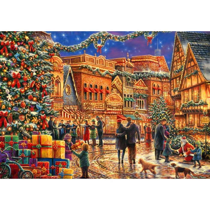 Puzzle Christmas at the Town Square