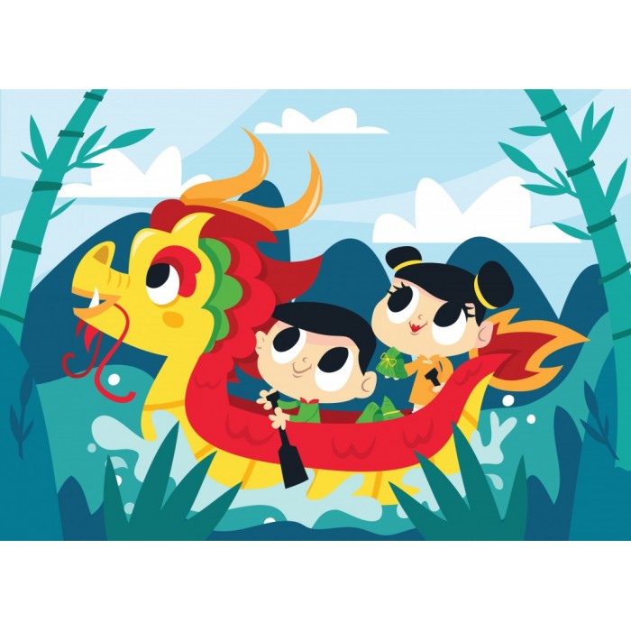 Puzzle Le Bateau Dragon