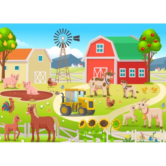 Puzzle Les Animaux de la Ferme