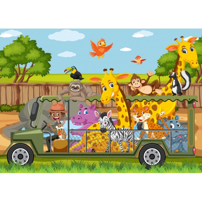 Puzzle Les Animaux du Zoo