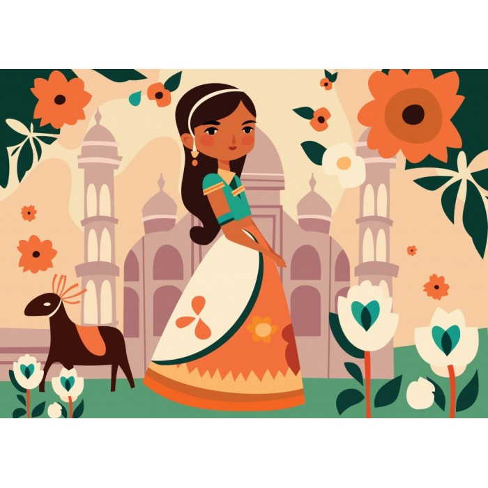 Puzzle La Princesse Indienne