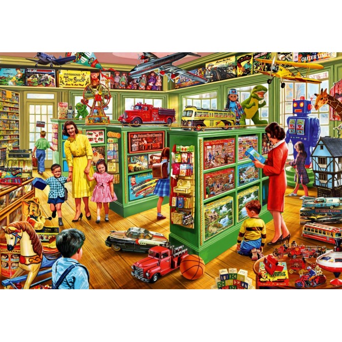 Puzzle Toy Shop Interiors