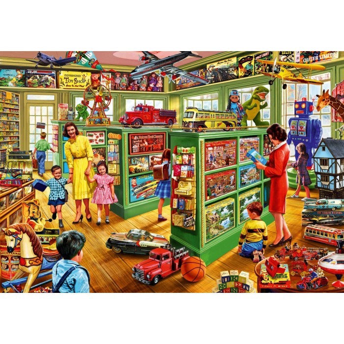 Puzzle Toy Shop Interiors
