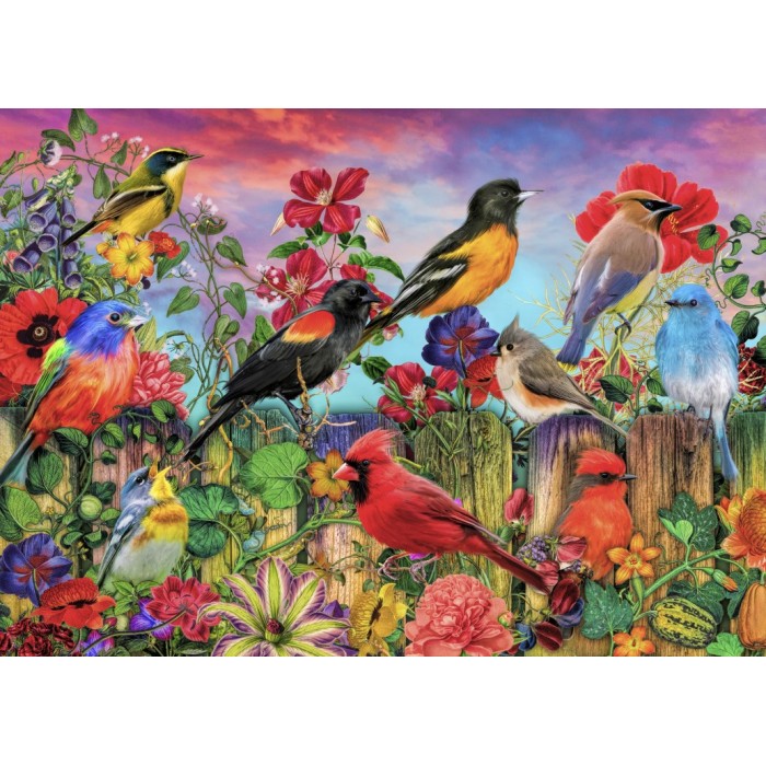 Puzzle Birds and Blooms Garden