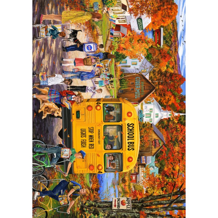 Puzzle The School Bus