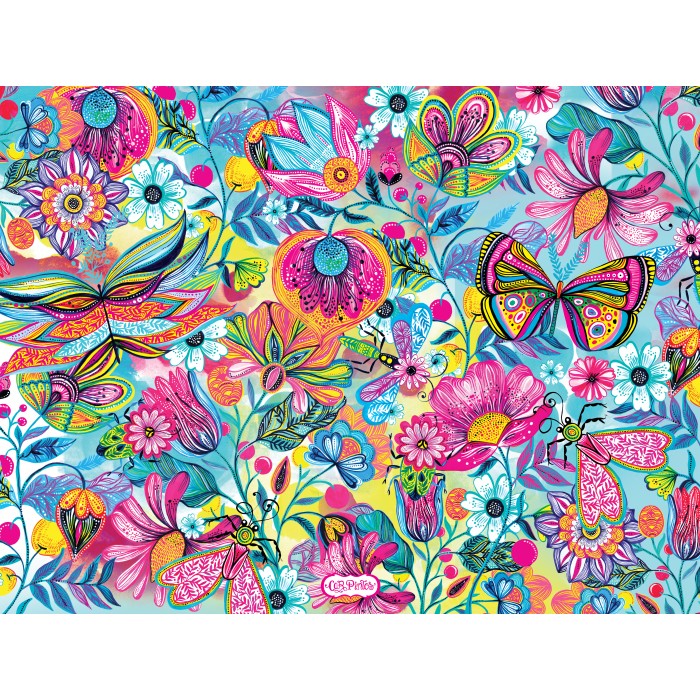 Puzzle Fleurs et Papillons