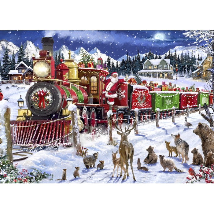 Puzzle Santa Express Usa