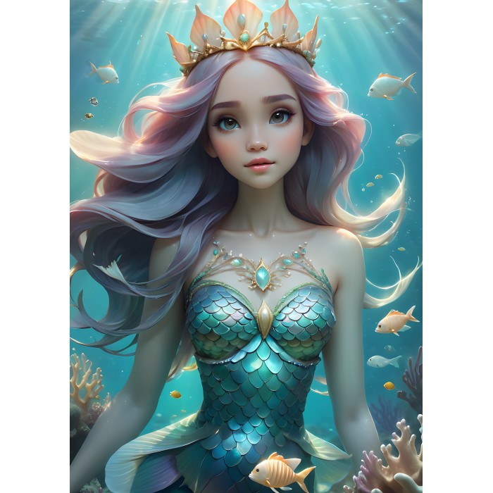 Puzzle Beautiful Mermaid