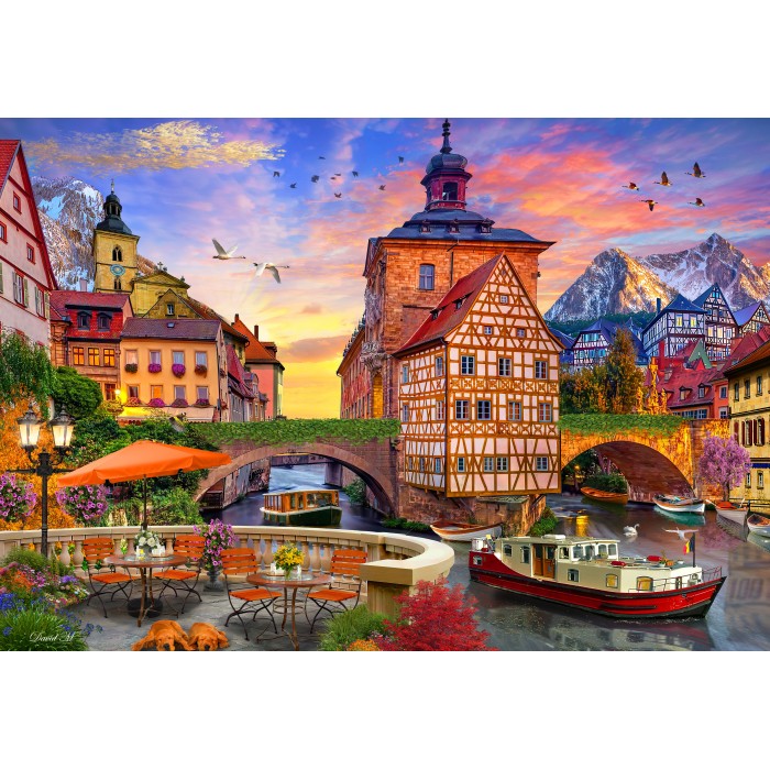 Puzzle Old City Hall, Bamberg, Germany