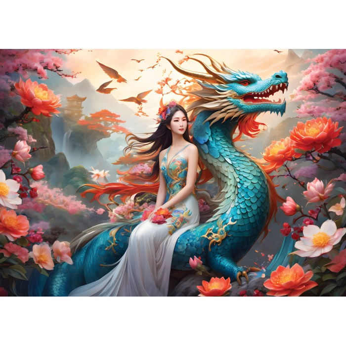 Puzzle Blue Dragon