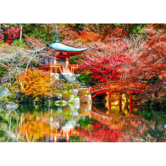 Puzzle Temple Daigo-ji en Automne, Kyoto