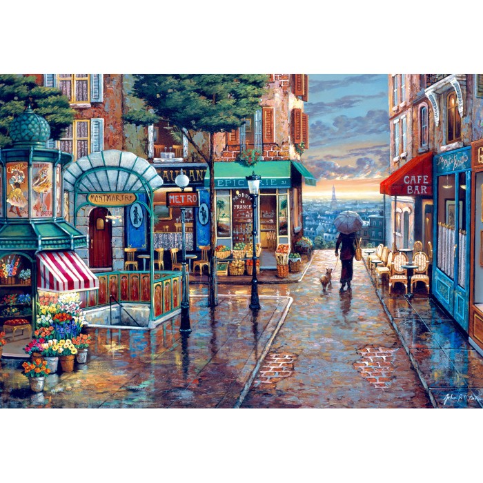 Puzzle Rainy Day Stroll