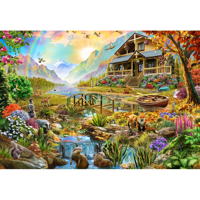 Puzzle Country Paradise