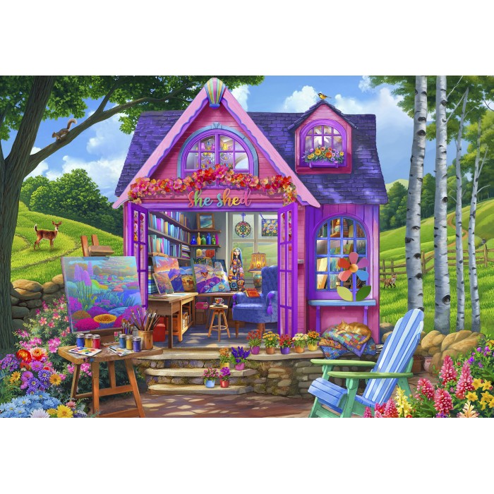 Puzzle She Shed Studio