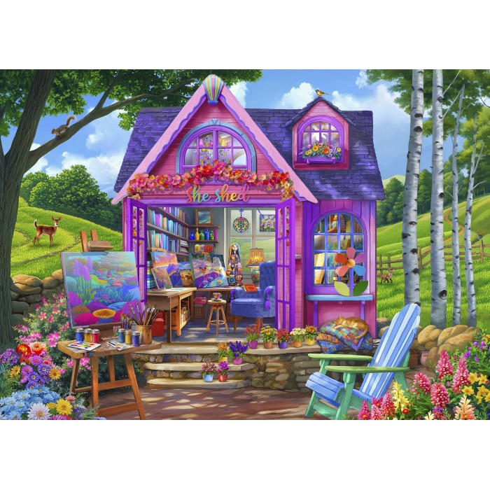 Puzzle She Shed Studio