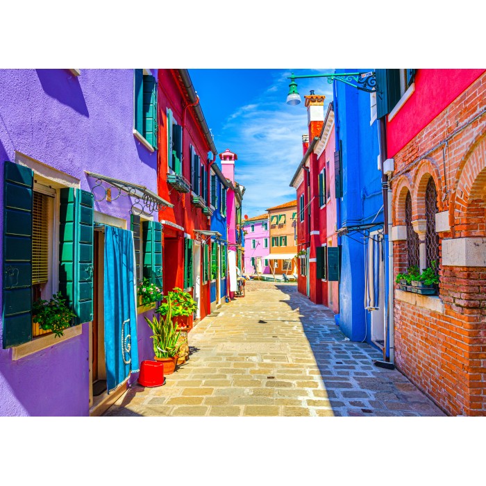 Puzzle Šarene kuće - Burano