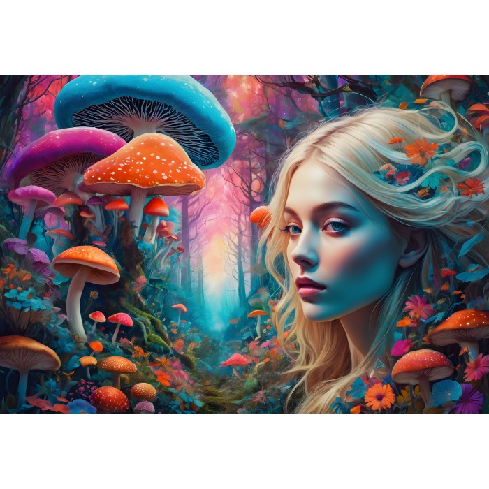 Puzzle Šuma duge