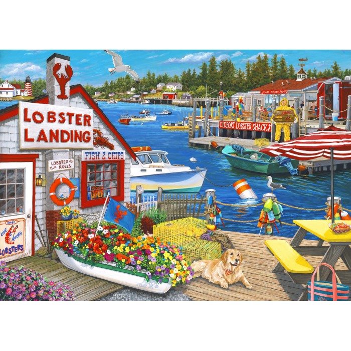 Puzzle Lobster Landing