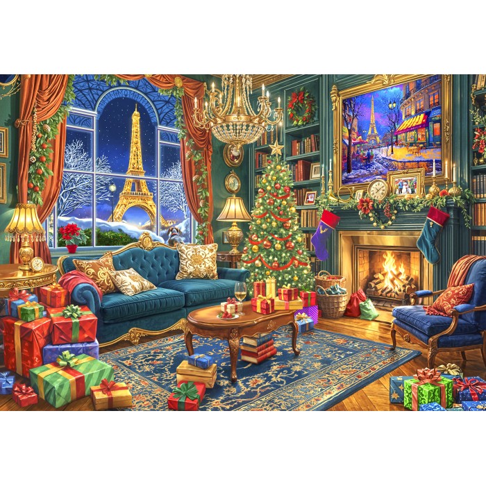 Puzzle Božić u Parizu