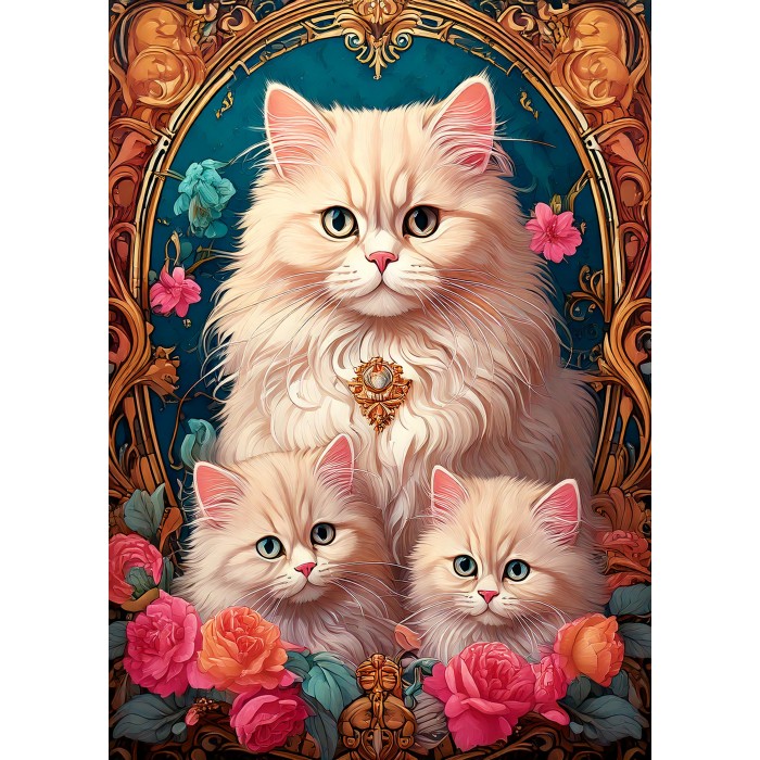 Puzzle Trio mačaka