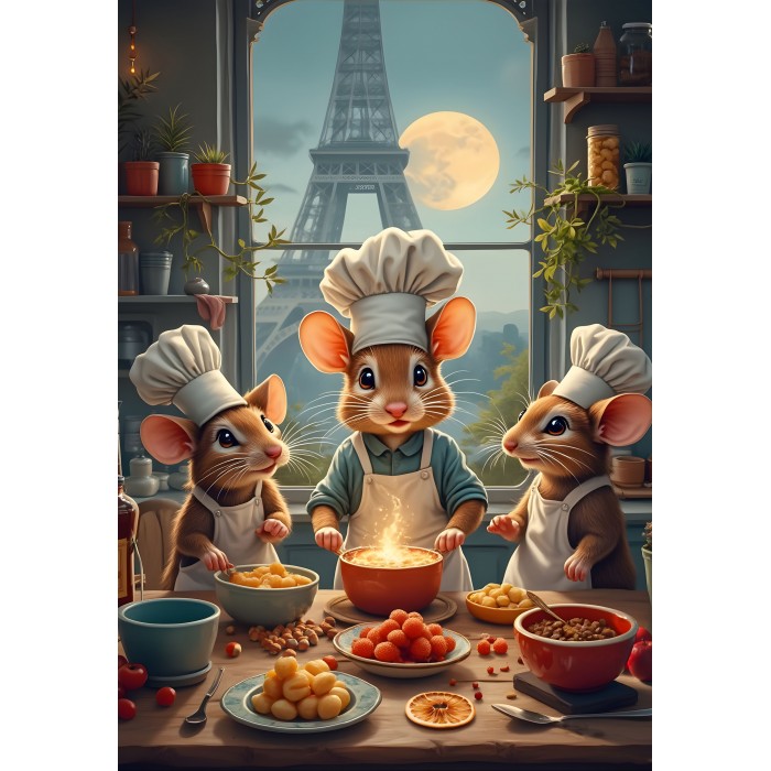 Puzzle Pariski mali kuhari