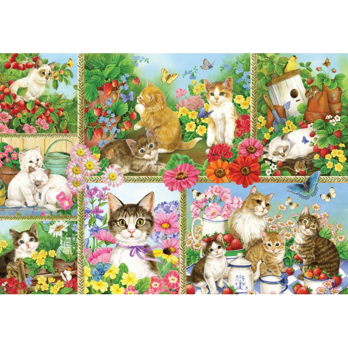 Puzzle Mačke i mačići