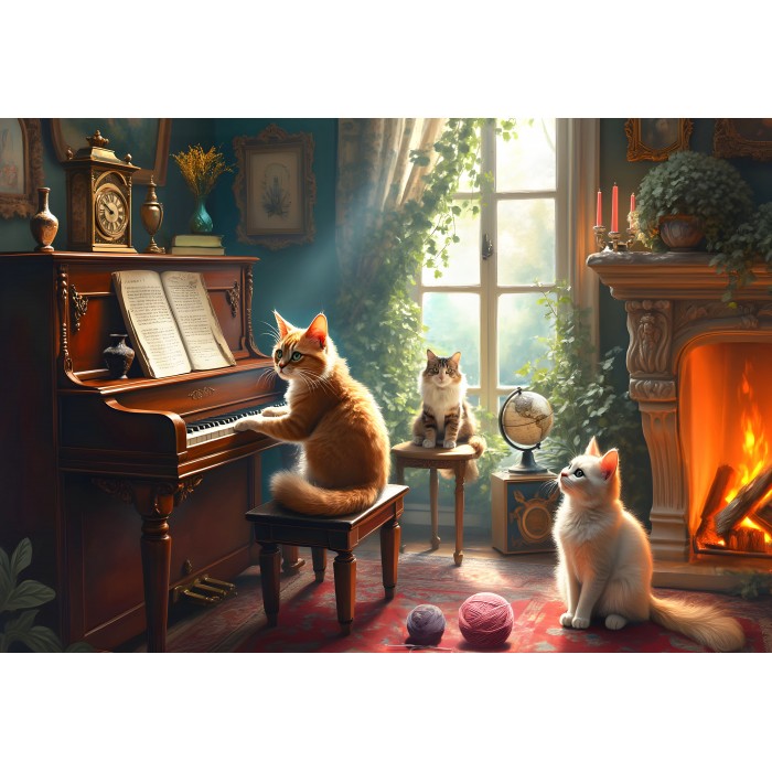 Puzzle Mačji koncert