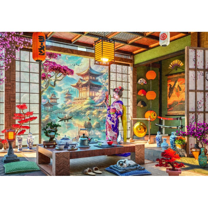 Puzzle Japanski čajni salon