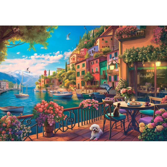 Puzzle Jezero Como
