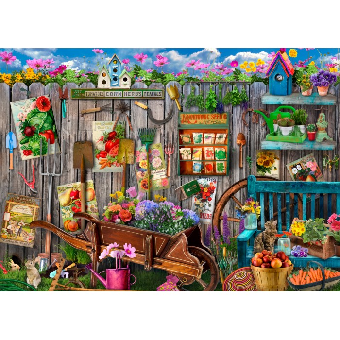 Puzzle Ograda za vrtni alat