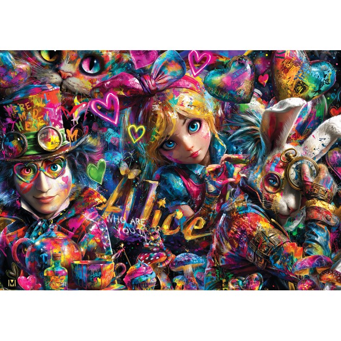 Puzzle Alisa u zemlji grafita