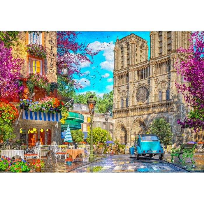 Puzzle Notre Dame poslijepodne