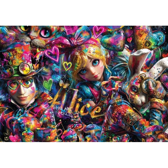 Puzzle Alisa u zemlji grafita