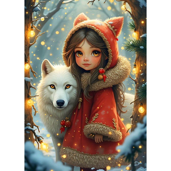 Puzzle Moj prijatelj vuk