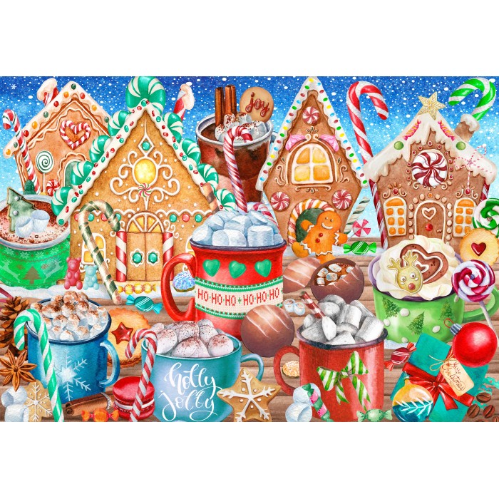 Puzzle Bombonski štapići i kakao