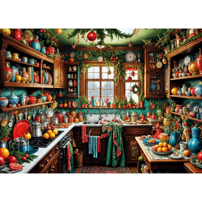 Puzzle Božićna nostalgija u kuhinji