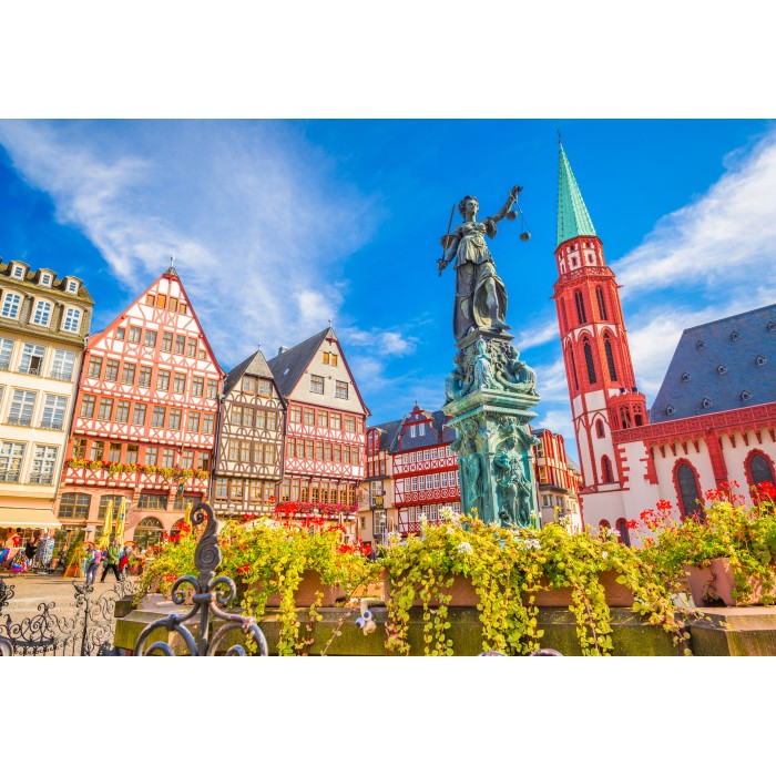 Puzzle Staro središte Frankfurta, Njemačka