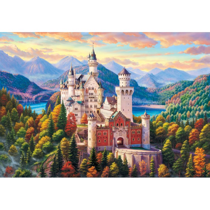 Puzzle Castle in the Mountains