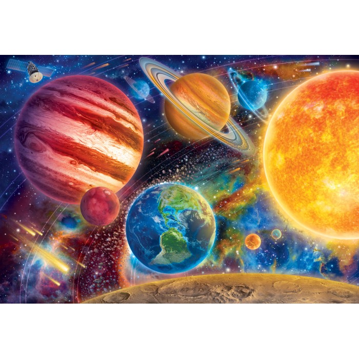 Puzzle Zadivljujući Sunčev sistem
