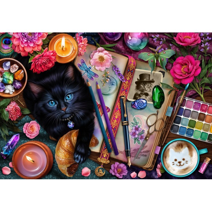 Puzzle Umjetnička mačka