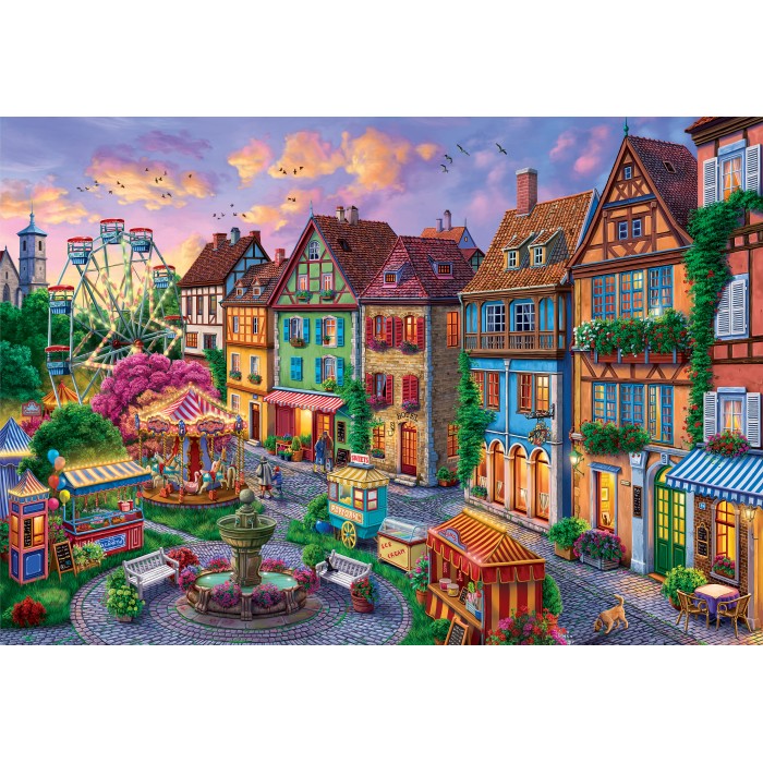 Puzzle Zabavni park u gradu