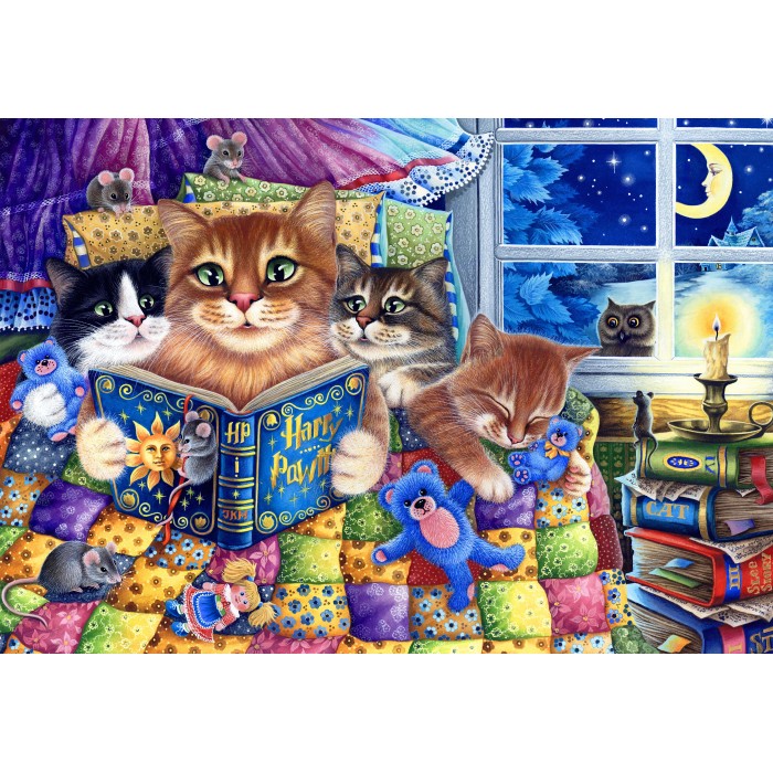 Puzzle Priče za laku noć za mačiće