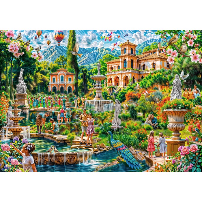 Puzzle Šetnja parkom